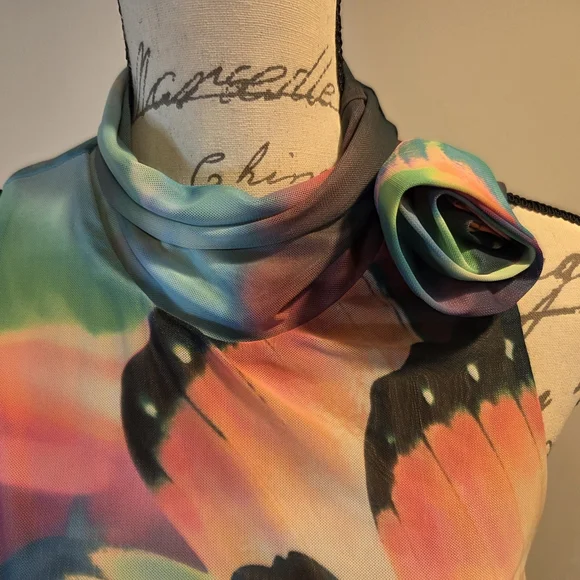 AFRM Multicolor Sleeveless Maxi Dress, Size XL - Picture 8 of 11